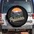 Palisades Strong Spare Tire Cover Support California LA Relief Vintage TS02 No hole Black Print Your Wear