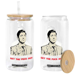 Get The F Out of Minneapolis Glass Can Mayor Jacob Saying Civil Resistance TS02 Print Your Wear