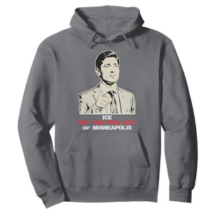Get The F Out of Minneapolis Hoodie Mayor Jacob Saying Civil Resistance TS02 Charcoal Print Your Wear