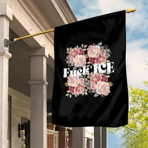 Floral Protest Against Ice Garden Flag Justice and Freedom Political Resistance TS02 Print Your Wear