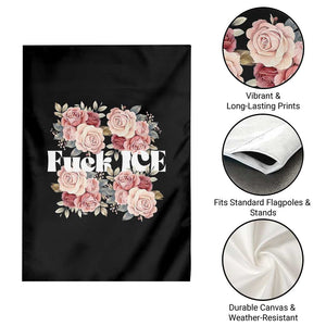 Floral Protest Against Ice Garden Flag Justice and Freedom Political Resistance TS02 Print Your Wear