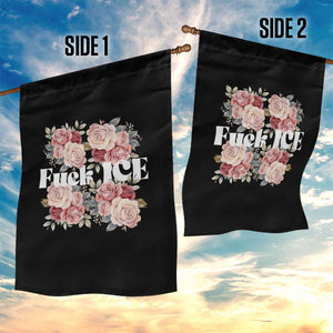 Floral Protest Against Ice Garden Flag Justice and Freedom Political Resistance TS02 Print Your Wear