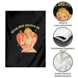 Sugar Spice and F Ice Retro Fairy Garden Flag Feminist Against Ice Protest Political Resistance TS02 Print Your Wear