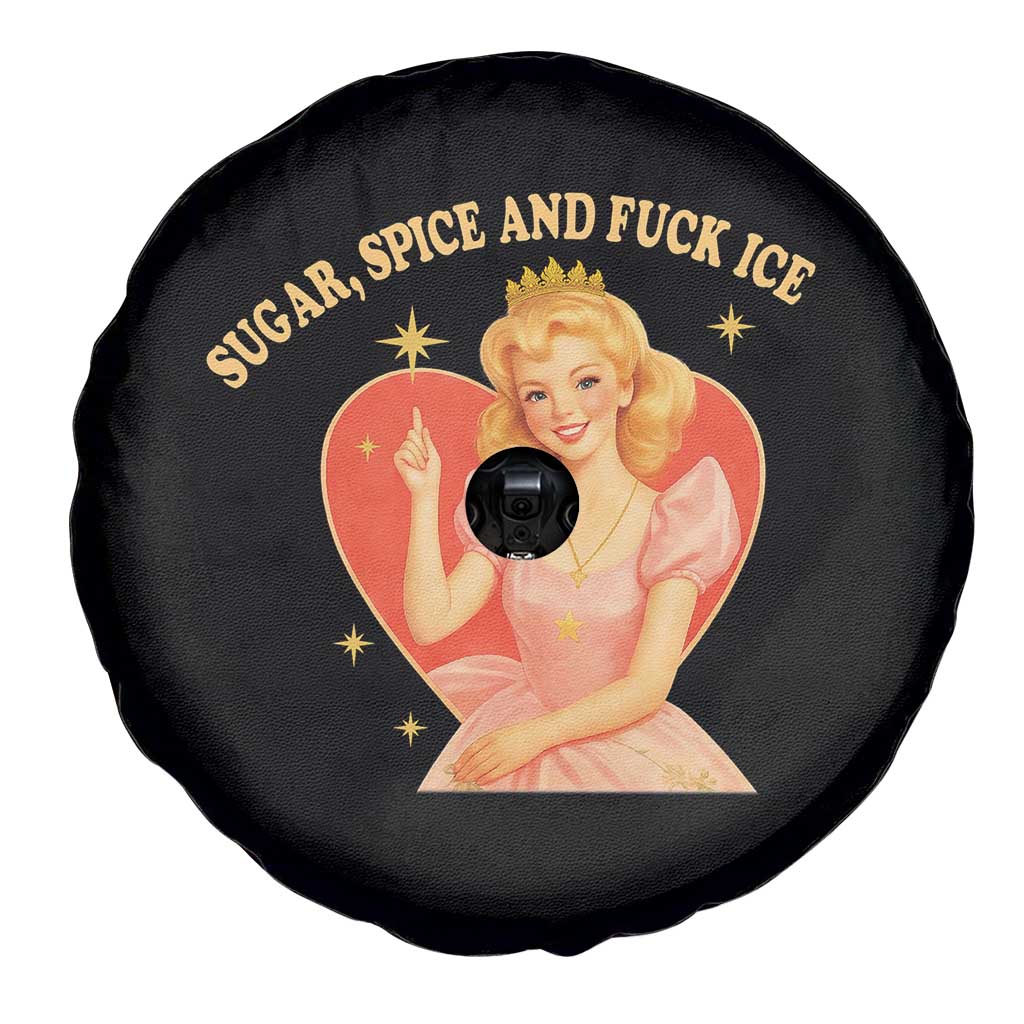 Sugar Spice and F Ice Retro Fairy Spare Tire Cover Feminist Against Ice Protest Political Resistance TS02 Print Your Wear