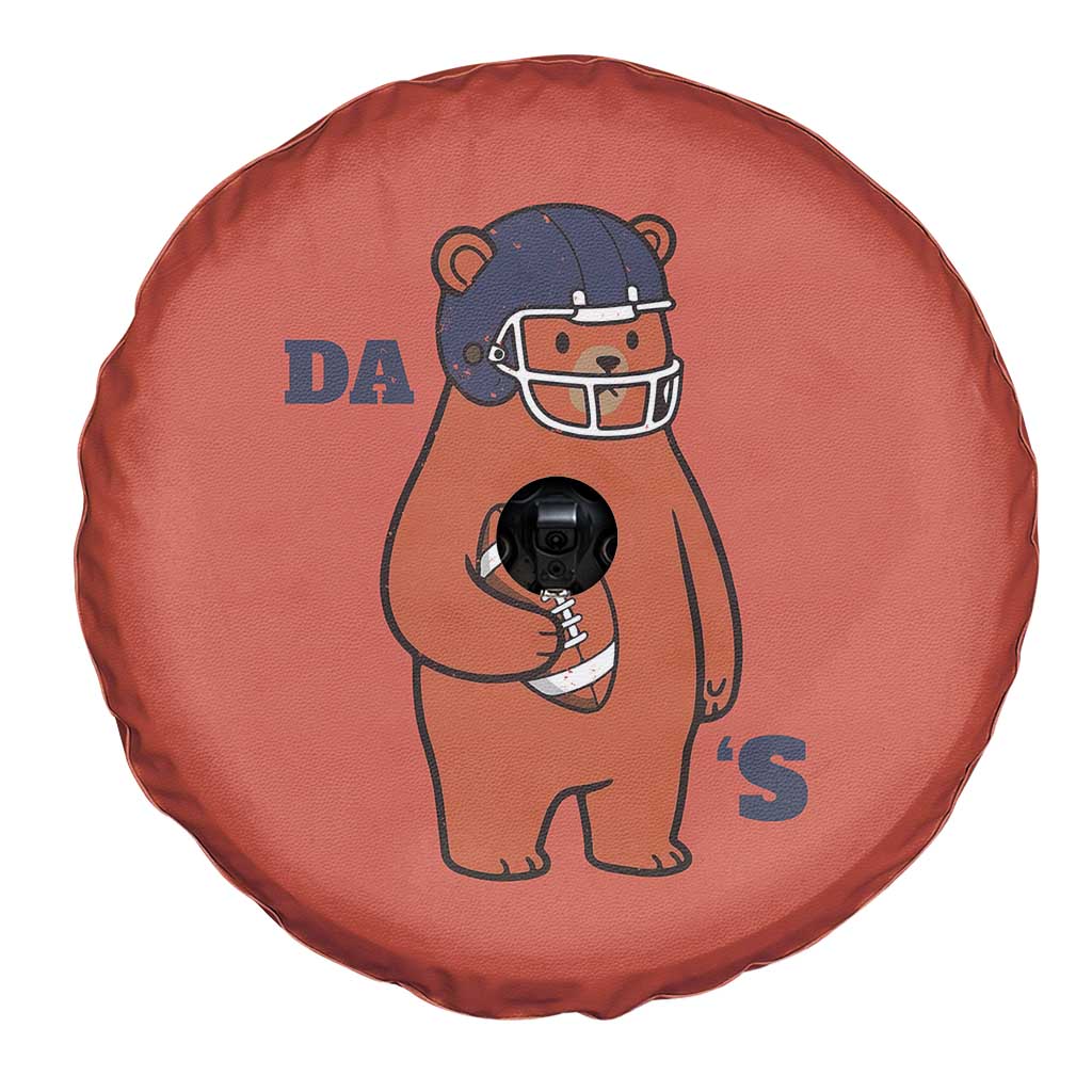 Cute Bear Holding Rugby Sport Fans Graphic Spare Tire Cover TS02 Print Your Wear
