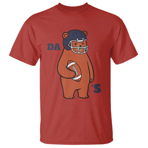 Cute Bear Holding Rugby Sport Fans Graphic T Shirt TS02 Red Print Your Wear