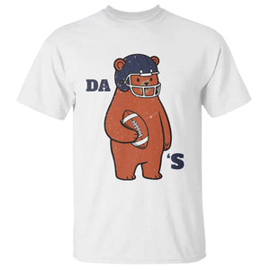 Cute Bear Holding Rugby Sport Fans Graphic T Shirt TS02 White Print Your Wear