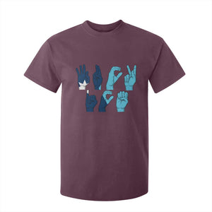 F Ice Out of Minneapolis Hand Signs T Shirt For Kid State Flag Justice Protest Resistance TS02 Maroon Print Your Wear