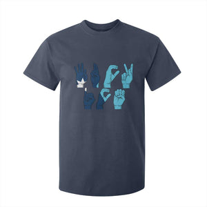 F Ice Out of Minneapolis Hand Signs T Shirt For Kid State Flag Justice Protest Resistance TS02 Navy Print Your Wear