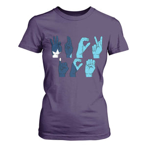F Ice Out of Minneapolis Hand Signs T Shirt For Women State Flag Justice Protest Resistance TS02 Purple Print Your Wear