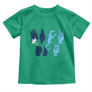 F Ice Out of Minneapolis Hand Signs Toddler T Shirt State Flag Justice Protest Resistance TS02 Irish Green Print Your Wear