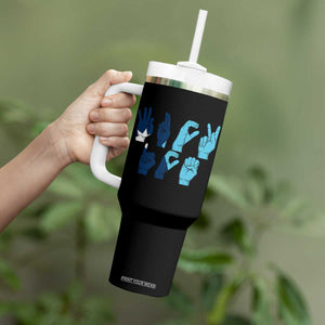 F Ice Out of Minneapolis Hand Signs Tumbler With Handle State Flag Justice Protest Resistance TS02 Print Your Wear