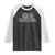 This is Black Magic Raglan Shirt TS02 Black White Print Your Wear