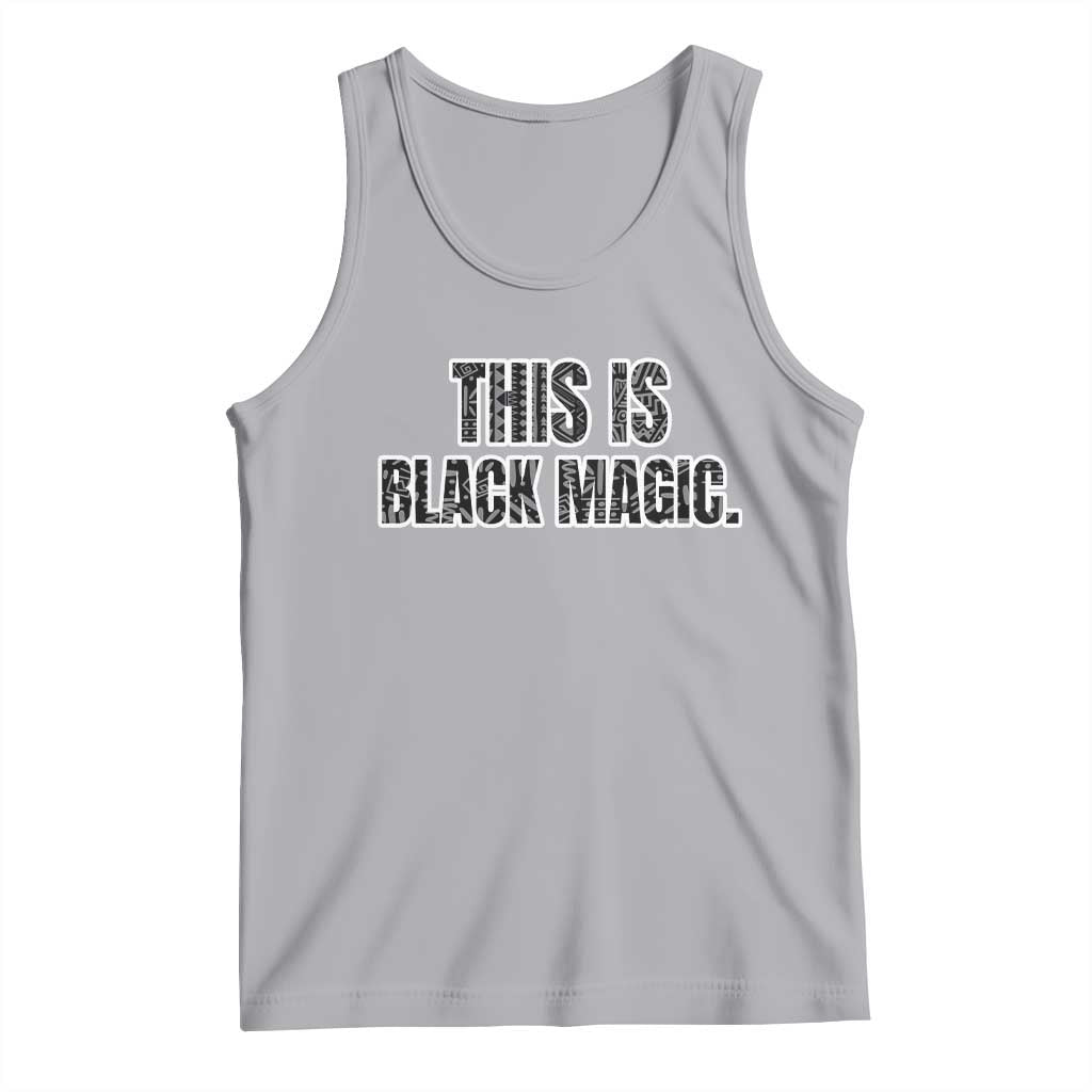 This is Black Magic Tank Top TS02 Athletic Heather Print Your Wear