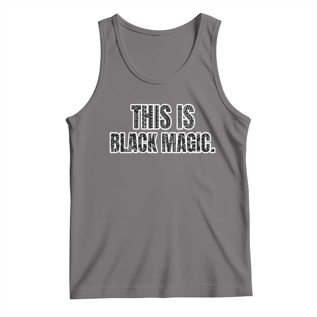 This is Black Magic Tank Top TS02 Deep Heather Print Your Wear