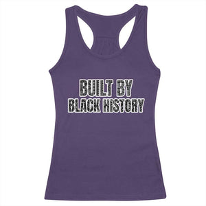 Built by Black History Racerback Tank Top TS02 Purple Print Your Wear