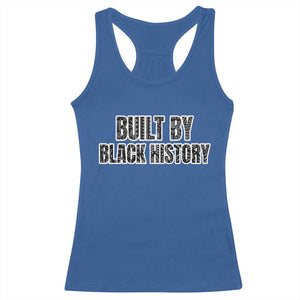 Built by Black History Racerback Tank Top TS02 Royal Blue Print Your Wear