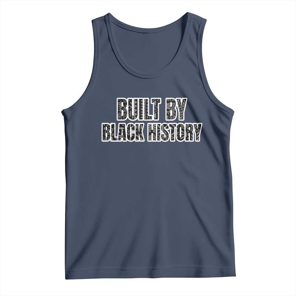 Built by Black History Tank Top TS02 Navy Print Your Wear