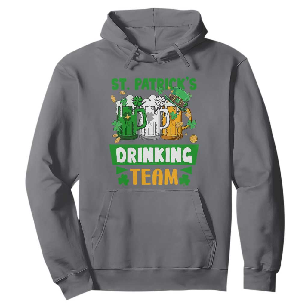 Funny St. Patricks Day Hoodie Irish Drinking Team Beer Lover Party TS02 Charcoal Printyourwear