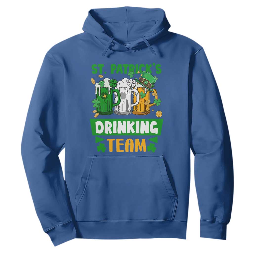 Funny St. Patricks Day Hoodie Irish Drinking Team Beer Lover Party TS02 Royal Blue Printyourwear