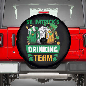 Funny St Patricks Day Spare Tire Cover Irish Drinking Team Beer Lover Party TS02 Black Print Your Wear