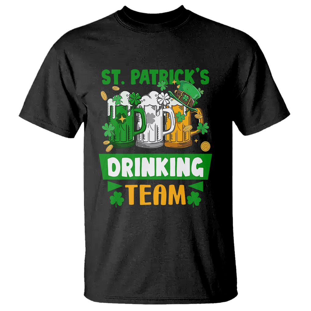 Funny St. Patricks Day T Shirt Irish Drinking Team Beer Lover Party TS02 Black Printyourwear