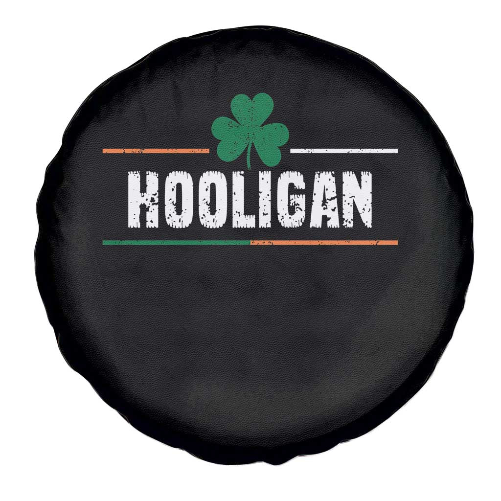 Funny St Patricks Day Matching Spare Tire Cover Hooligan Irish Shamrock TS02 Print Your Wear