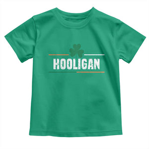 Funny St Patricks Day Matching Toddler T Shirt Hooligan Irish Shamrock TS02 Irish Green Print Your Wear