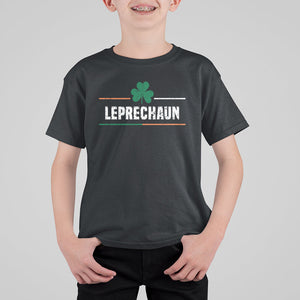 Funny St. Patricks Day Matching T Shirt For Kid Leprechaun Irish Shamrock TS02 Black Printyourwear