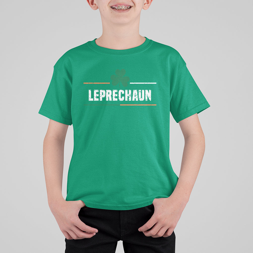 Funny St. Patricks Day Matching T Shirt For Kid Leprechaun Irish Shamrock TS02 Irish Green Printyourwear