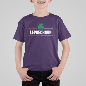 Funny St. Patricks Day Matching T Shirt For Kid Leprechaun Irish Shamrock TS02 Purple Printyourwear