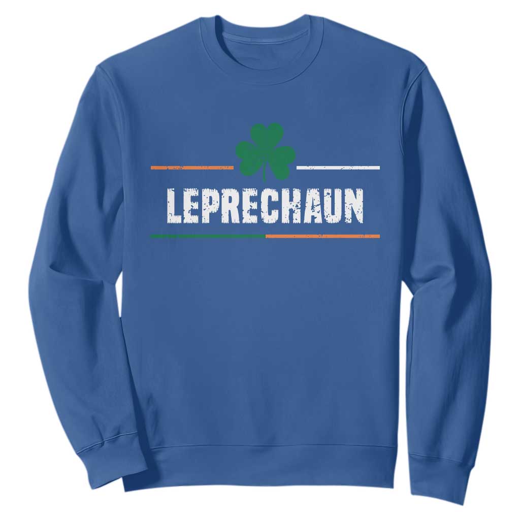 Funny St. Patricks Day Matching Sweatshirt Leprechaun Irish Shamrock TS02 Royal Blue Printyourwear