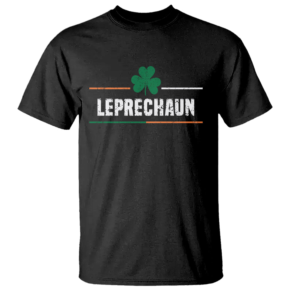 Funny St. Patricks Day Matching T Shirt Leprechaun Irish Shamrock TS02 Black Printyourwear