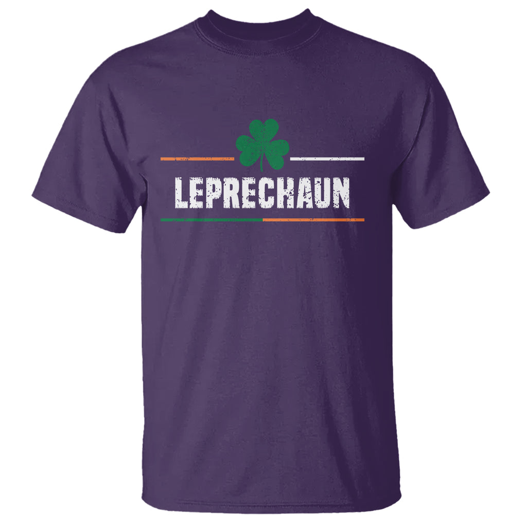 Funny St. Patricks Day Matching T Shirt Leprechaun Irish Shamrock TS02 Purple Printyourwear
