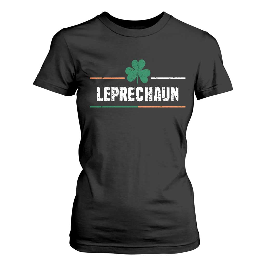 Funny St Patricks Day Matching T Shirt For Women Leprechaun Irish Shamrock TS02 Black Print Your Wear