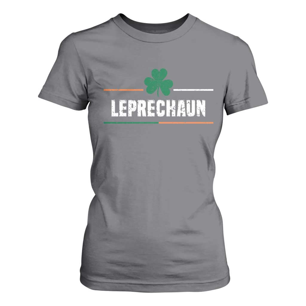 Funny St Patricks Day Matching T Shirt For Women Leprechaun Irish Shamrock TS02 Charcoal Print Your Wear