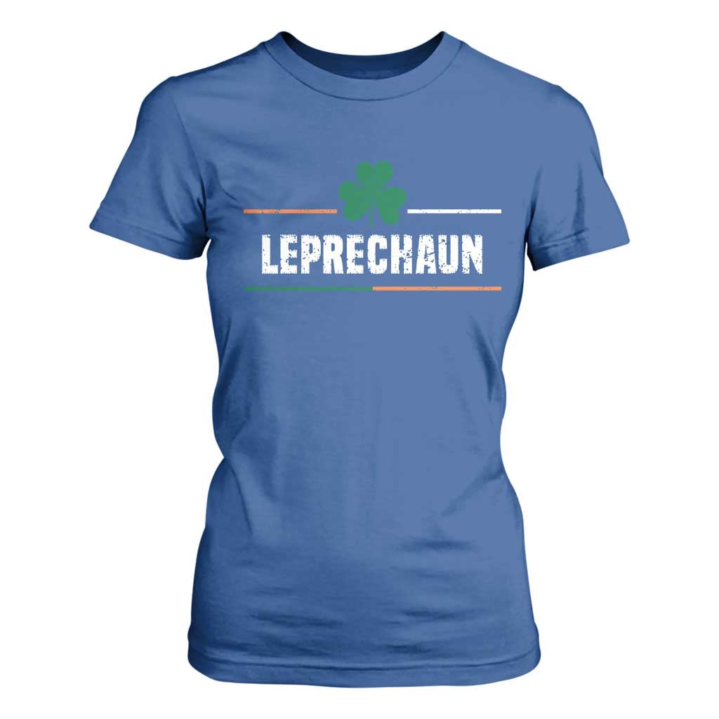 Funny St Patricks Day Matching T Shirt For Women Leprechaun Irish Shamrock TS02 Royal Blue Print Your Wear
