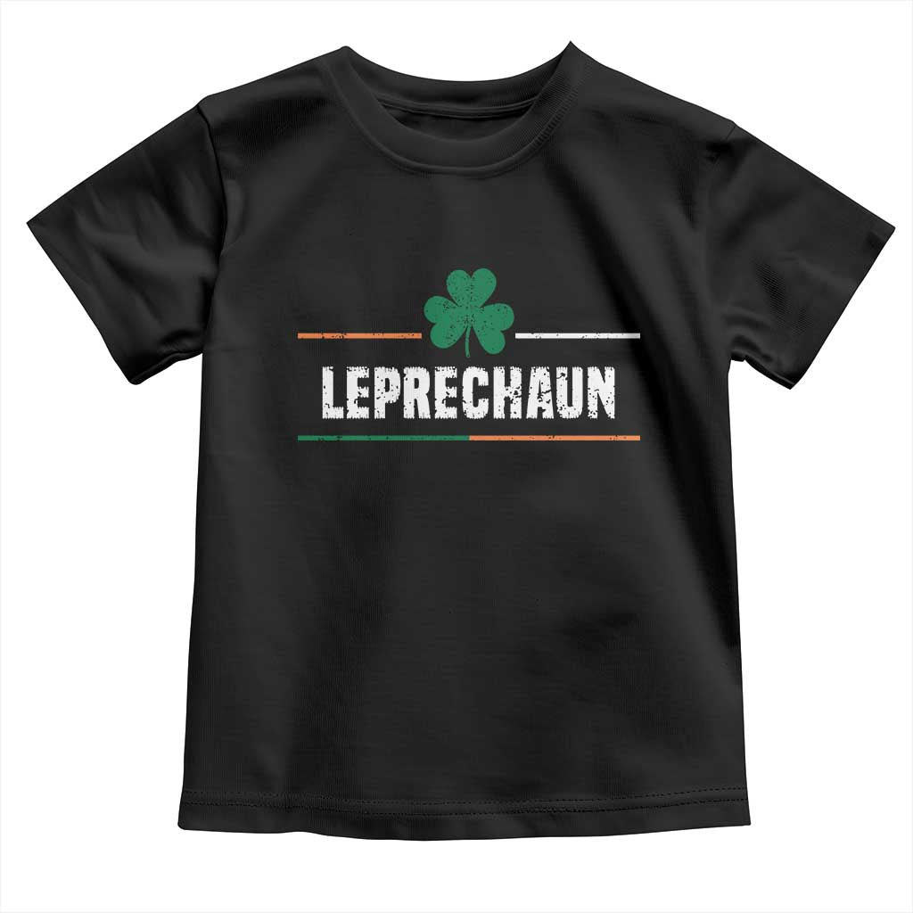Funny St Patricks Day Matching Toddler T Shirt Leprechaun Irish Shamrock TS02 Black Print Your Wear