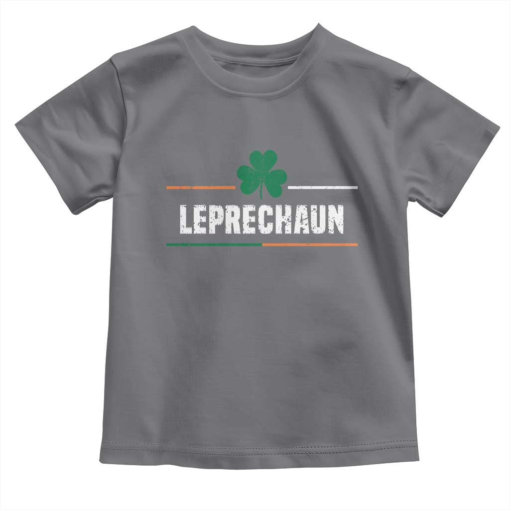 Funny St Patricks Day Matching Toddler T Shirt Leprechaun Irish Shamrock TS02 Charcoal Print Your Wear