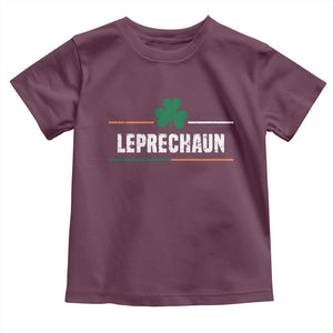 Funny St Patricks Day Matching Toddler T Shirt Leprechaun Irish Shamrock TS02 Maroon Print Your Wear