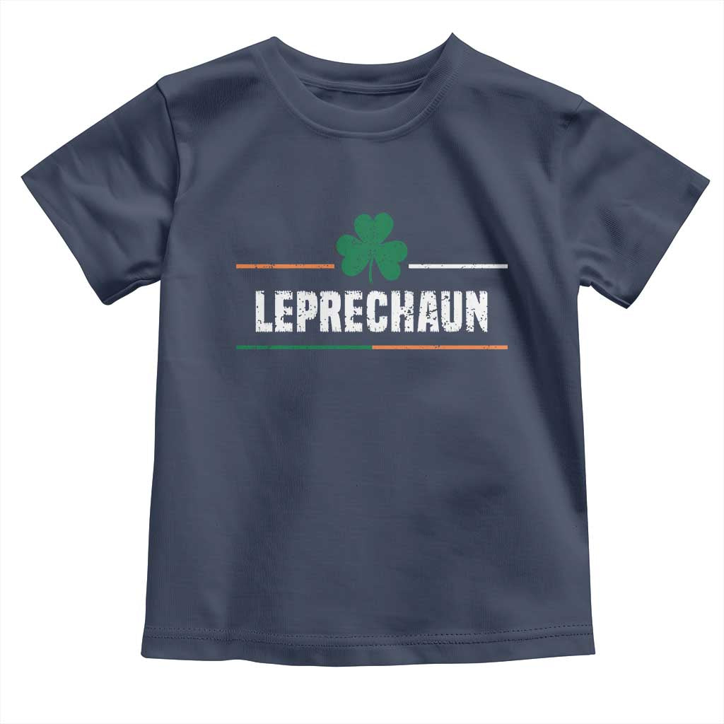Funny St Patricks Day Matching Toddler T Shirt Leprechaun Irish Shamrock TS02 Navy Print Your Wear