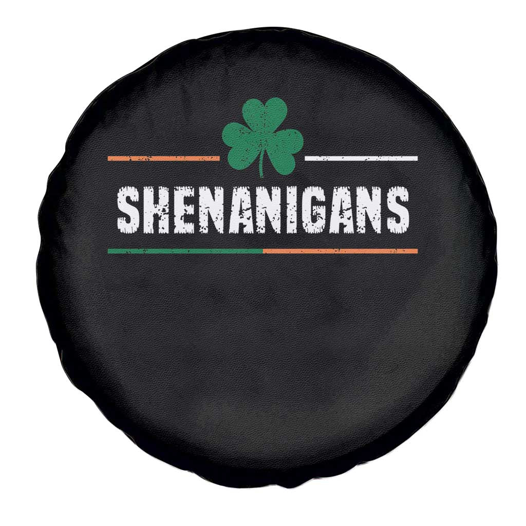 Funny St Patricks Day Matching Spare Tire Cover Shenanigans Irish Shamrock TS02 Print Your Wear