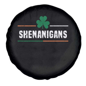 Funny St Patricks Day Matching Spare Tire Cover Shenanigans Irish Shamrock TS02 Print Your Wear