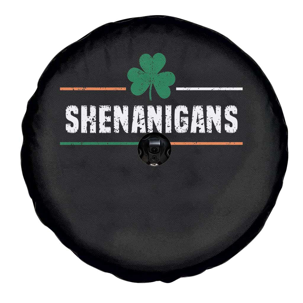 Funny St Patricks Day Matching Spare Tire Cover Shenanigans Irish Shamrock TS02 Print Your Wear