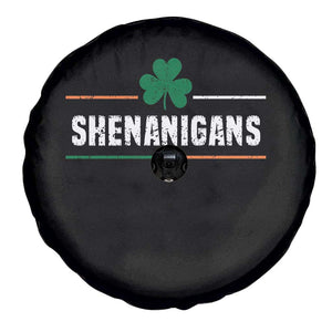 Funny St Patricks Day Matching Spare Tire Cover Shenanigans Irish Shamrock TS02 Print Your Wear