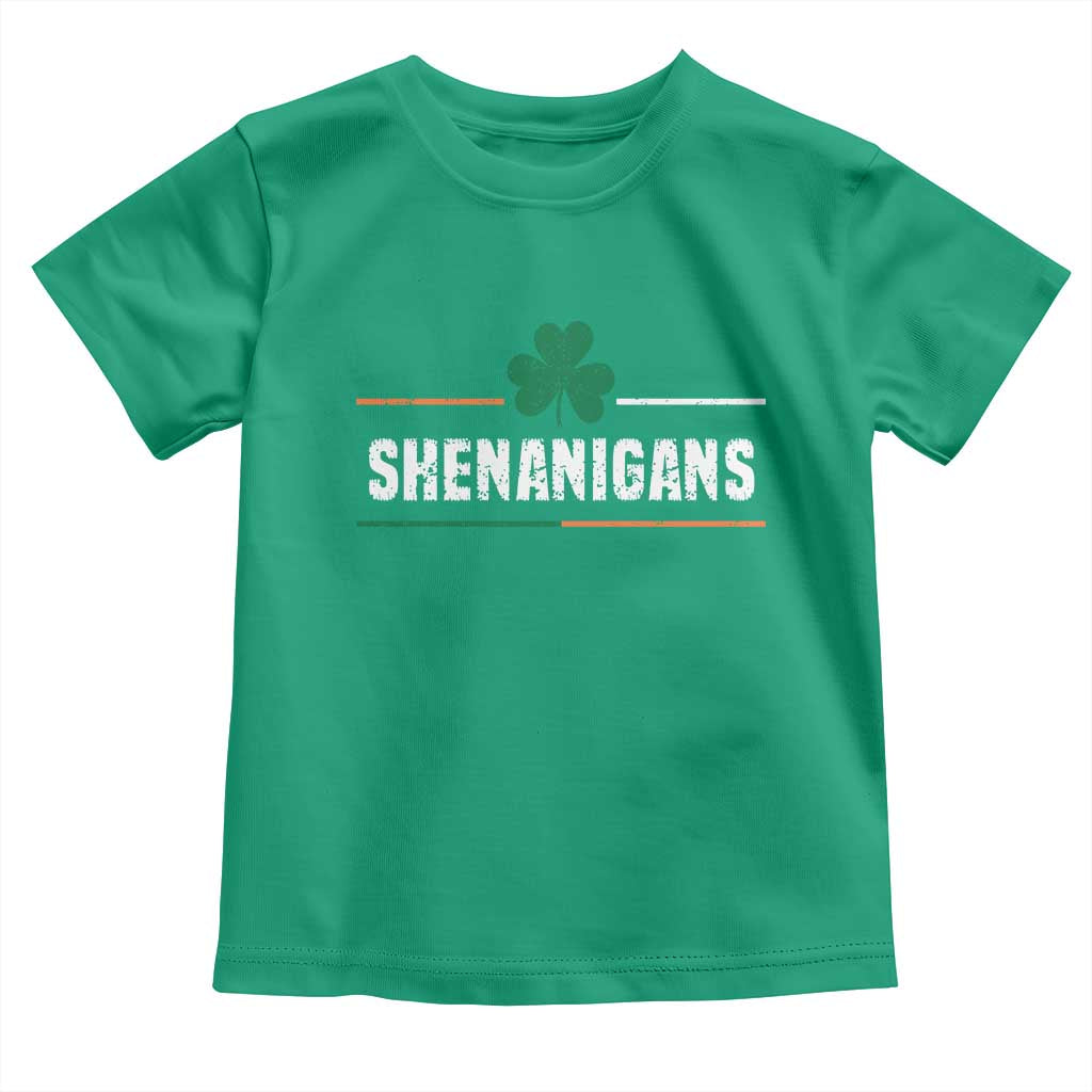 Funny St Patricks Day Matching Toddler T Shirt Shenanigans Irish Shamrock TS02 Irish Green Print Your Wear