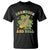 Funny St. Patricks Day T Shirt Shamrock 'N Roll Irish Music Celtic Harp TS02 Black Printyourwear