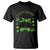 Funny St. Patricks Day T Shirt Lucky Mama Messy Bun Mom TS02 Black Printyourwear
