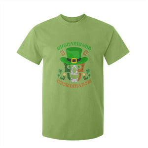 Irish Skull T Shirt For Kid Shenanigans Coordinator St Patrick's Day TS02 Lime Print Your Wear