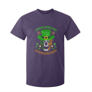 Irish Skull T Shirt For Kid Shenanigans Coordinator St Patrick's Day TS02 Purple Print Your Wear